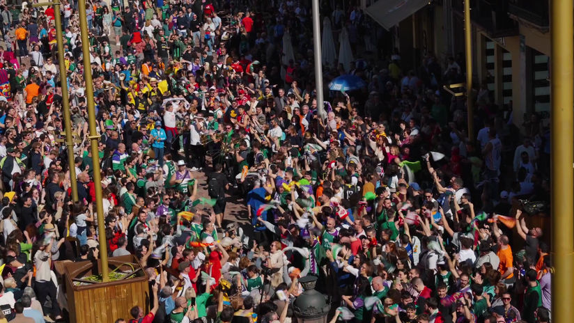 Fanzone Malaga Copa del Rey